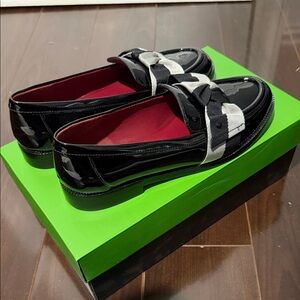 Kate Spade Black Patent Loafers